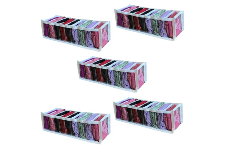 5 Colmeia Organizadora Para Gavetas Organizador de Calcinhas Porta Meia P Guarda Roupas Bebe Kit STOBAZA