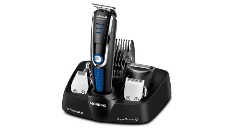 Aparador De Pelos Super Groom 10 Mondial 6W Bivolt BG-03