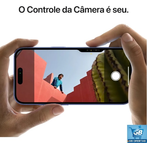 Apple iPhone 16 (256 GB) Pro1 Destaca-se Imagem Destacando a Câmera do Apple iPhone 16 (256 GB)