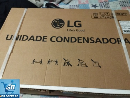 Destaca-se Imagem Enviada por Comprador do Ar Condicionado Hi Wall LG Dual Inverter Voice 12.000 Btus QeF na Caixa