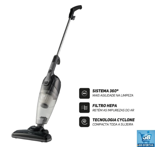 Aspirador De Pó Vertical Wap Pro1 Destaca-se Imagem das Informações do Aspirador De Pó Vertical Wap 3 em 1