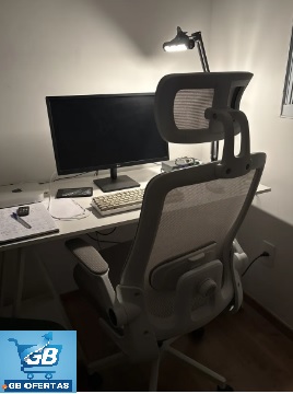 Cadeira De Escritório Home Office Ergonômica Blidshop 120kg no quarto
