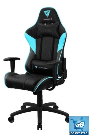 Destaca-se Imagem da Cadeira Gamer ThunderX3 EC3 Ergonomica na Frontal