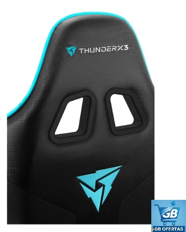 Destaca-se Imagem da Cadeira Gamer ThunderX3 EC3 Ergonomica Visão Traseira