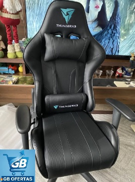 Destaca-se Imagem Enviada por Comprador da Cadeira Gamer ThunderX3 EC3 Ergonomica Visão Frontal