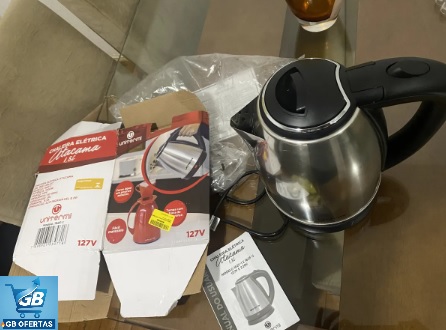 Chaleira Eletrica Atacama 1,8l Prateado Real4 Destaca-se Imagem Enviada por Comprador da Chaleira Eletrica Atacama 1,8L Fora da Caixa