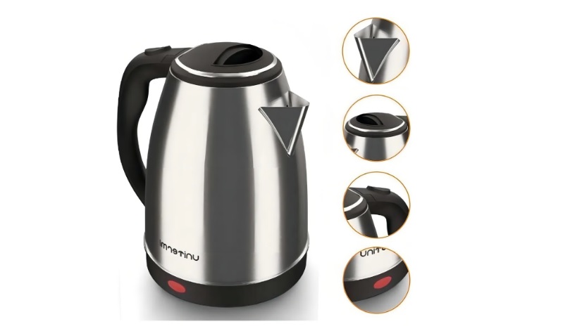 Chaleira Eletrica Atacama 1,8l Prateado 127 v Unitermi 1200 W