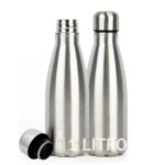 Garrafa Térmica De Aço Inox 1 Litro Água Gelada 24 Horas Quente 12 Horas