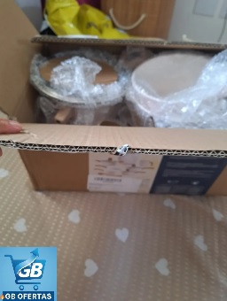 Jogo De Panelas Cerâmico Indução Tuut Ecoglide 10 Peças Real2 Destaca-se Imagem do Jogo De Panelas Cerâmico Indução Tuut Ecoglide 10 Peças na Caixa