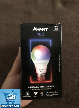 Destaca-se Imagem Enviada por Comprador da Lampada de Led Pera Smart Inteligente Wi Fi na Caixa