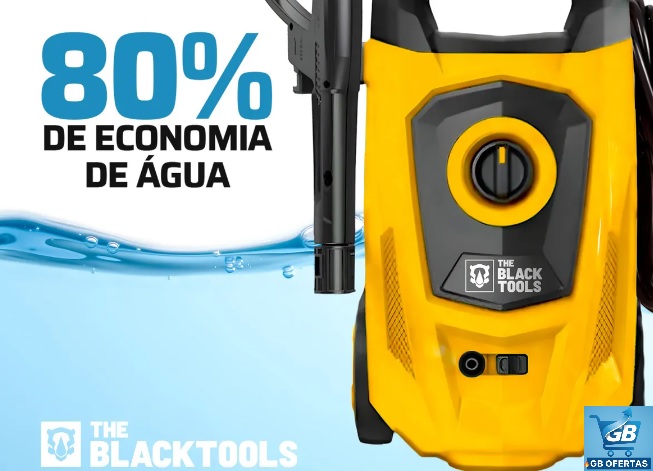 Destaca-se Imagem da Economia de Água da Lavadora De Alta Pressão The Black Tools