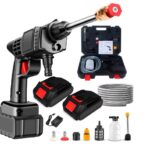 Lavadora Lava Jato Portátil Pressão 2 Baterias + Maleta Preto 127/220v 50 Hz X 60 Hz