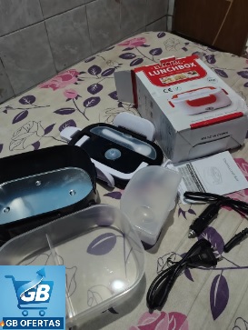 Destaca-se Imagem Enviada pelo Comprador Dos Itens da Marmita Elétrica Térmica Portátil 1,5l Bivolt