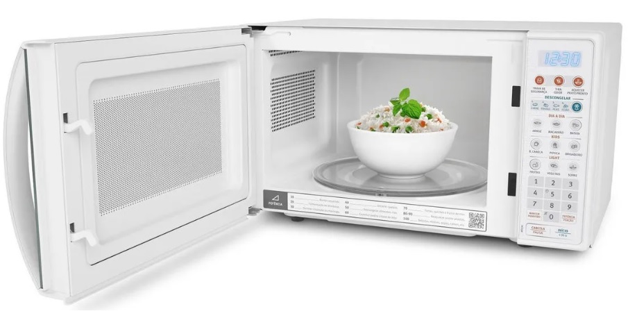 Micro-ondas Electrolux 20L Branco com Função Tira Odor e Descongelar MTO30