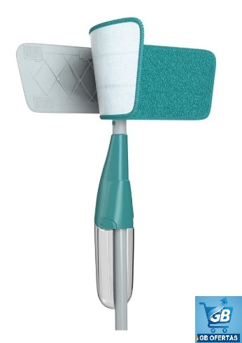 Mop Spray Fit Microfibra Verde Reservatório 365ml Flash Limp Pro2 Destaca-se Imagem da Microfibra do Mop Spray Fit Microfibra Verde Reservatório 365ml Flash Limp