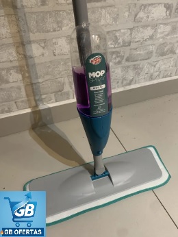 Mop Spray Fit Microfibra Verde Reservatório 365ml Flash Limp Real4 Destaca-se Imagem Enviada e Avaliada por Comprador do Reservatório do Mop Spray Fit Microfibra Verde Reservatório 365ml Flash Limp