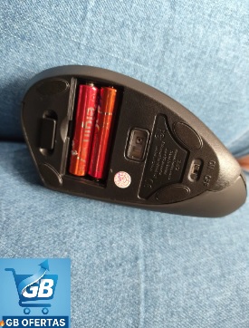 Desta-se Imagem Enviada por Comprador do Mouse Vertical Ergonômico Sem Fio Local das Pilhas