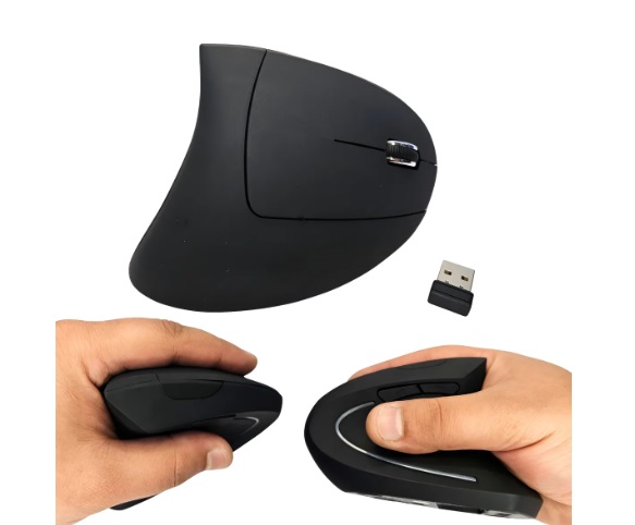 Mouse Vertical Ergonômico Sem Fio Previne Tendinite Dores 2026