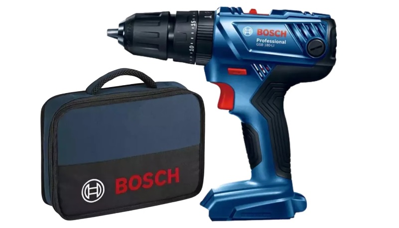 Parafusadeira Furadeira De Impacto 18v Gsb 180 Li Bosch 18v