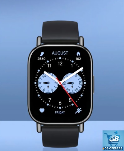 Destaca-se Imagem do Smartwatch Xiaomi Redmi Watch 5 Lite de Frente