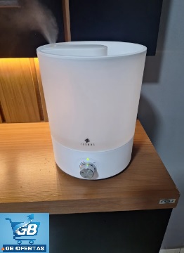 Destaca-se o Umidificador e Aromatizador de Ar Ultrassônico Tronos GL2102 2,8L Bivolt Fora da Caixa em Uso