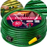 Mangueira De Jardim 30 Metros Com Esguicho Trançada Reforçada Flexível 7/16 Anti Dobra Irrigação Quintal Poço Lavagem Durável Marqs Home
