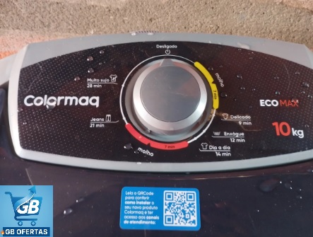 Máquina de lavar semi-automática Tanquinho Colormaq 10kg Real4 Destaca-se a Imagem Enviada e Avaliada por Comprador do Painel da Máquina de lavar semi-automática Tanquinho Colormaq 10kg