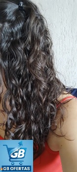 Destaca-se Imagem Enviada e Avaliada por Comprador do Mousse Finalizador Juba Mousse Criador De Cachos 200 ml Widi Care com Cachos Finalizados