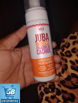 Destaca-se Imagem Enviada e Avaliada por Comprador do Mousse Finalizador Juba Mousse Criador De Cachos 200 ml Widi Care