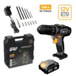 Parafusadeira e Furadeira com Impacto WAP BPFI 12K4 com Led de Iluminação Maleta