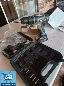 Destaca-se Imagem Enviada e Avaliada da Parafusadeira e Furadeira com Impacto WAP BPFI 12K4 com Led de Iluminação e sua Maleta 