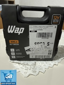 Destaca-se Imagem Enviada e Avaliada da Parafusadeira e Furadeira com Impacto WAP BPFI 12K4 com Led de Iluminação Maleta na Caixa