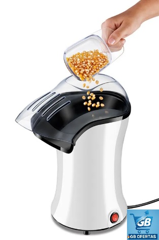 Destaca-se Imagem Ilustrativa da Pipoqueira Elétrica Pp 04 Popflix Branca Mondial