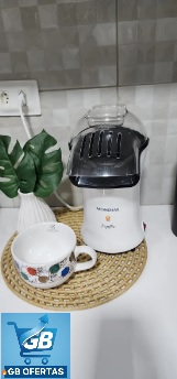 Destaca-se Imagem Enviada e Avaliada por Comprador da Pipoqueira Elétrica Pp 04 Popflix Branca Mondial na Cozinha