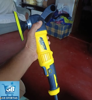 Destaca-se Imagem Enviada e Avaliada por Comprador da Politriz Lixadeira Automotiva Angular Profissional 5 1000w na Mão