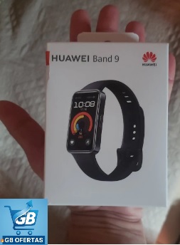 Destaca-se Imagem Enviada e Avaliada por Comprador do Smartband Huawei Band 9 Pulseira Fluoroelastómero na Caixa