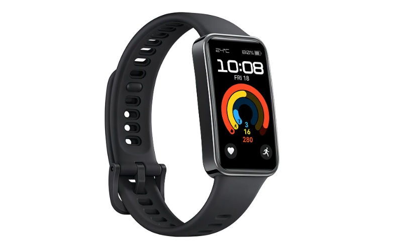 Smartband, Huawei Band 9, Preto Desenho da pulseira Fluoroelastómero