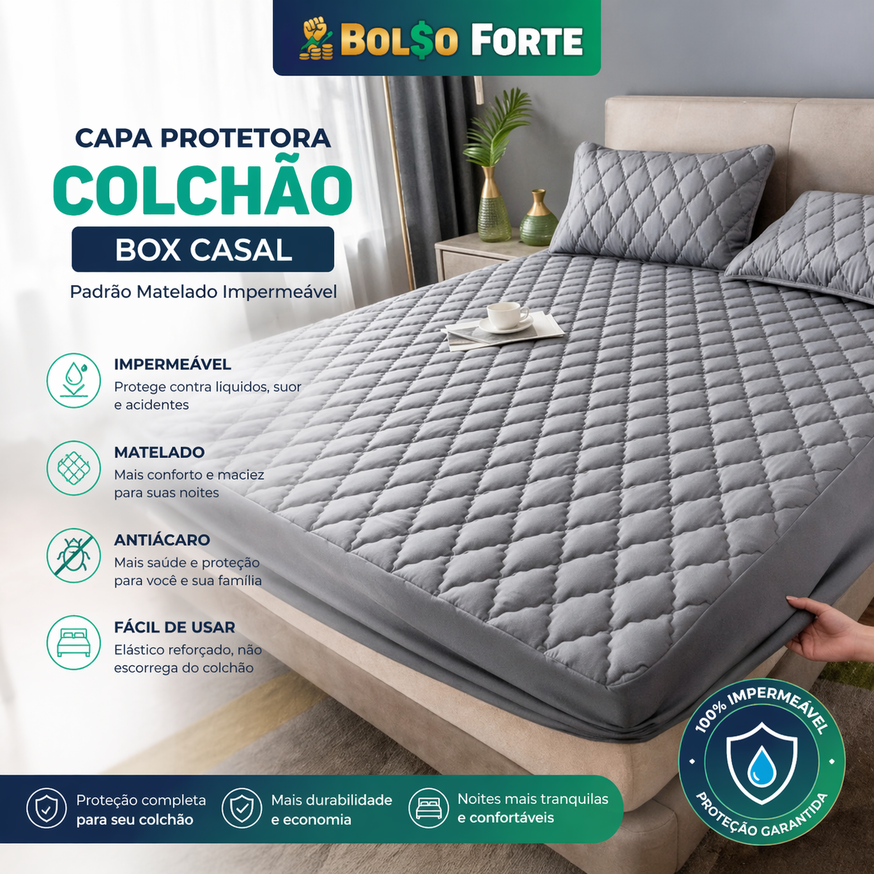 Capa de Colchão Impermeável Casal Matelada: Vale a Pena para seu Dia a Dia?