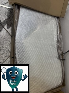 Destaca-se Imagem Enviada e Avaliada por Comprador do Espelho 100x50 Orgânico Corpo Inteiro Grande Moldur na Caixa