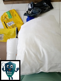 Destaca-se Imagem Enviada e Avaliada por Comprador do Kit 2 Travesseiros 45x65 Antialérgico