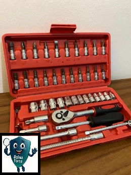 Kit Chaves Ferramentas Jogo Fenda Philips Catraca Soquete Allen 46 Peças Real1 Destaca-se Imagem Enviada e Avaliada por Comprador do Kit Chaves Ferramentas Jogo Fenda Philips Catraca Soquete Allen 46 Peças após Uso em Casa