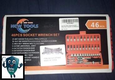 Kit Chaves Ferramentas Jogo Fenda Philips Catraca Soquete Allen 46 Peças Real4 Destaca-se Imagem Enviada e Avaliada por Comprador do Kit Chaves Ferramentas Jogo Fenda Philips Catraca Soquete Allen 46 Peças na Embalagem