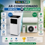 Ar Portátil ou LG Dual Inverter? O Teste que Salva Sua Conta de Luz