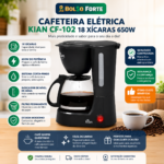Review Kian CF-102: A Cafeteira Compacta que Surpreende na Praticidade