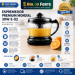Espremedor Mondial Premium E-02 Vale a Pena? O Suco Natural Todo Dia