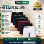 Kit 6 Cuecas Lupo Boxer Microfibra Vale a Pena? O Fim do Desconforto