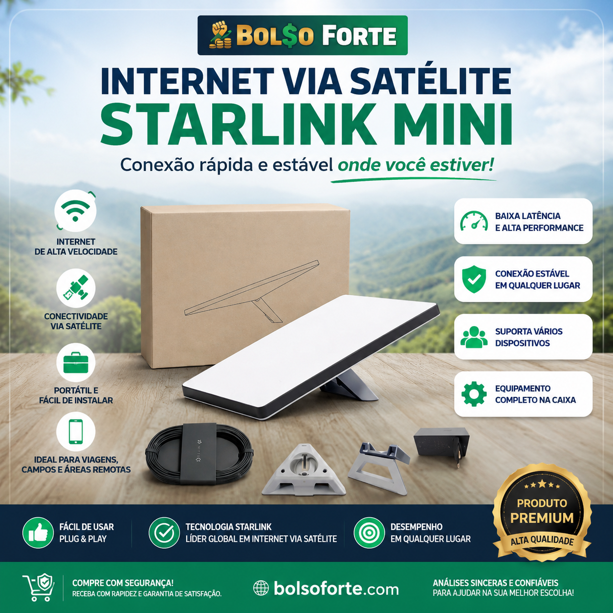 Starlink Mini: A Revolução da Internet Via Satélite Portátil em 2026