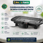 Churrasqueira Elétrica Elgin BBQ Show Assa Rápido e Está em Oferta!